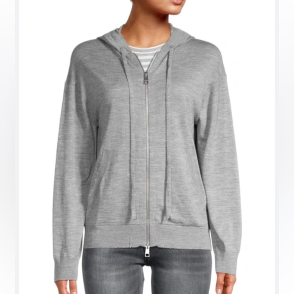 Zadig & Voltaire Skull Merino Wool Zip Hoodie